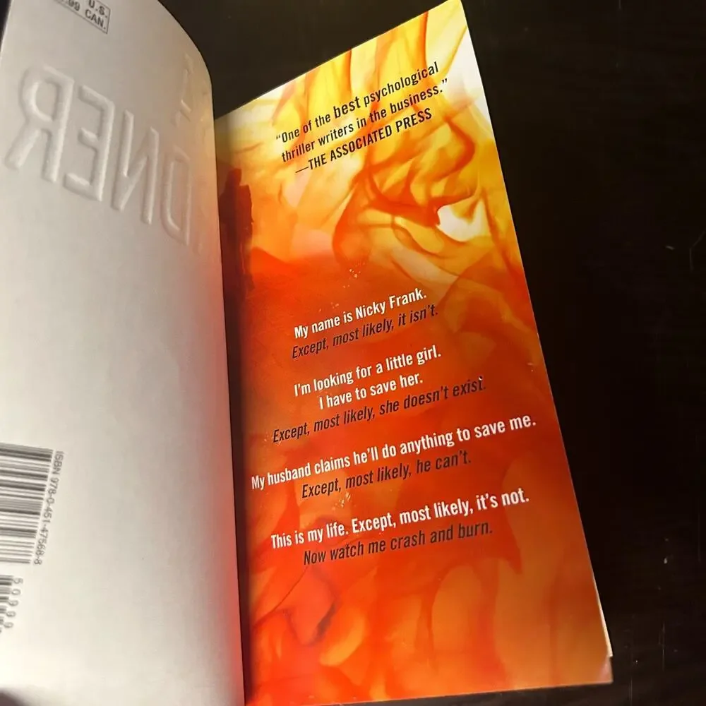 Crash and Burn by Lisa Gardner (2015, Us-Tall Rack Paperback)